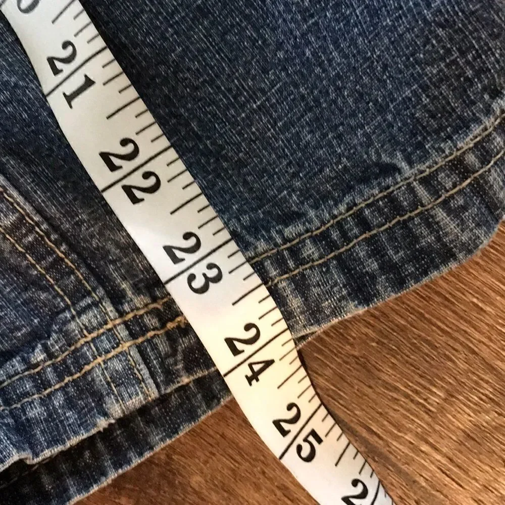 Gap Girls Jeans Capri Size 10 Adjustable Waist